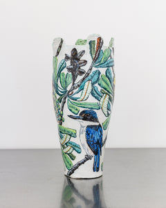 Fiona Hiscock - Banksia Serrata and sacred kingfisher vessel