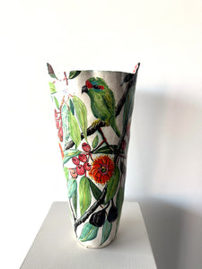 Fiona Hiscock - Musk lorikeet and ficifolia vessel