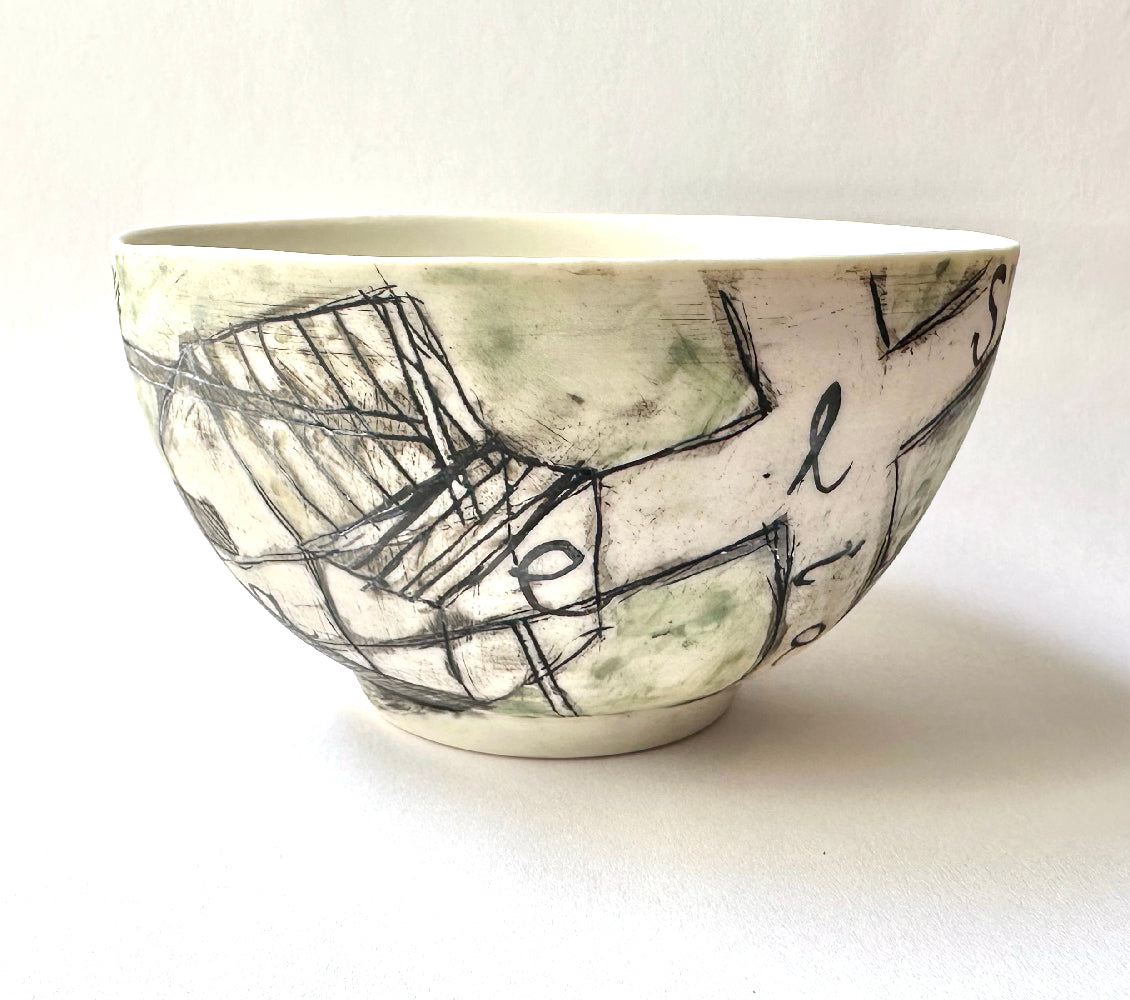 Marianne Huhn - The Politics of Land (small bowl)